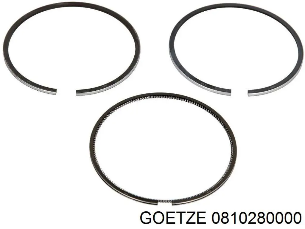 810280000 Goetze juego de aros de pistón para 1 cilindro, std