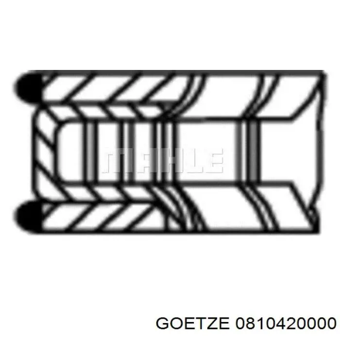 Comprar 0810420000 Goetze Aros de pistón para 1 cilindro, STD