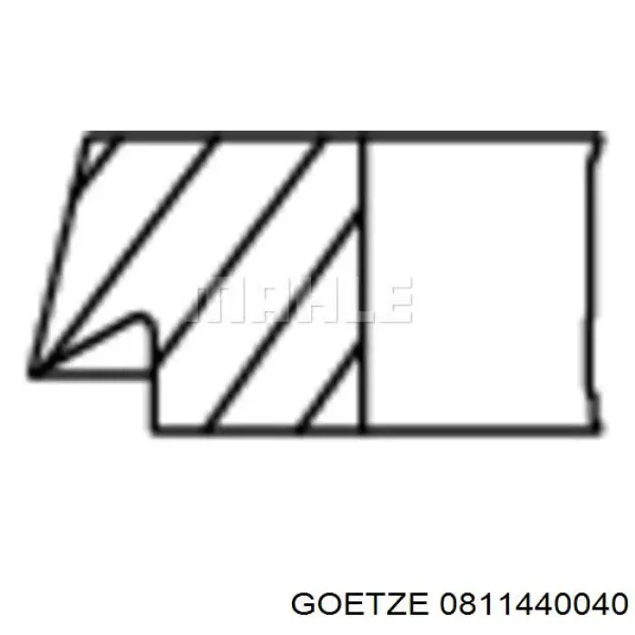 Juego de anillos de pistón para 1 cilindro, STD Goetze 0811440040 precio, desde 35,85 EUR