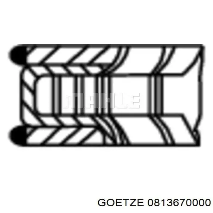 Comprar Q0019611V001000000 Mercedes Aros de pistón para 1 cilindro, STD