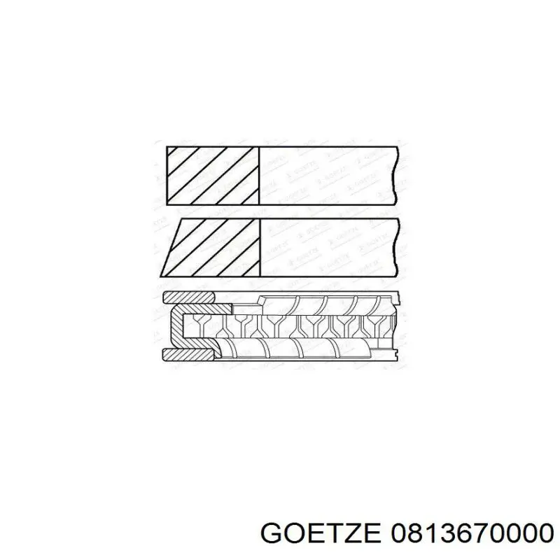 Juego de anillos de pistón para 1 cilindro, STD Mercedes Q0019611V001000000 precio, desde 18,76 EUR