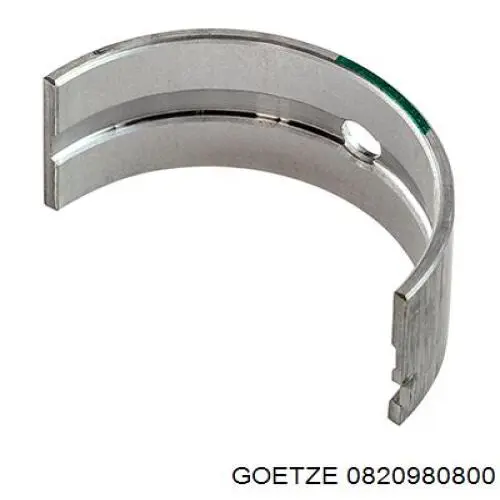 Juego de aros de pistón para 1 cilindro, sobremedida (+0,65 mm) 0820980800 Goetze