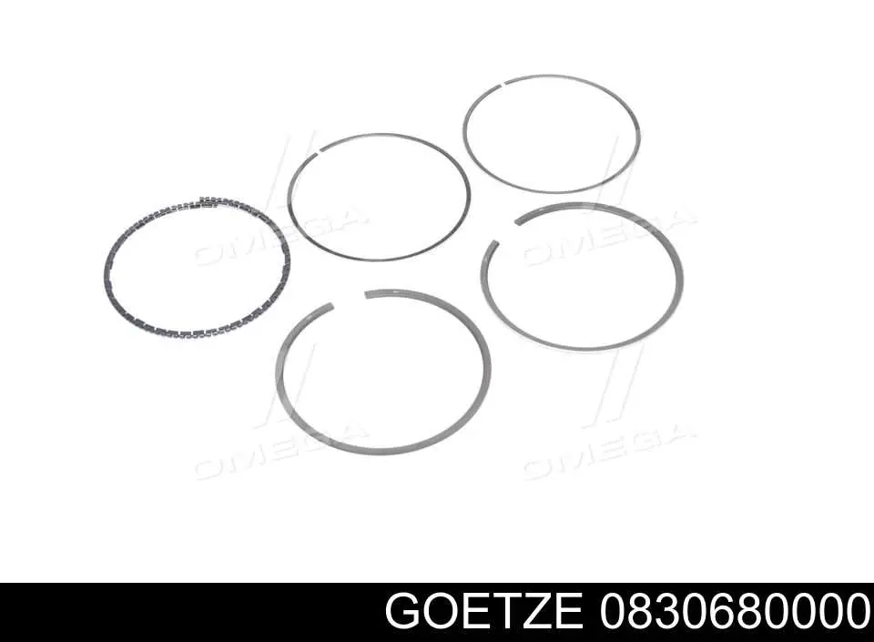 Juego de anillos de pistón para 1 cilindro, STD Goetze 0830680000 precio, desde 13,11 EUR