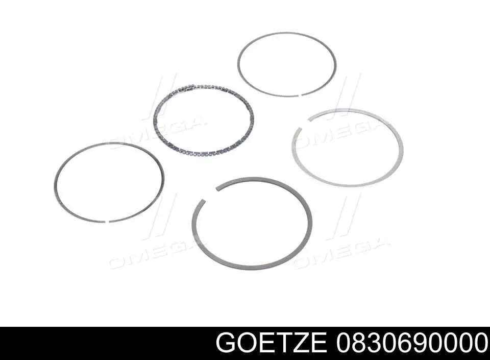0830690000 Goetze Juego de anillos de pistón para 1 cilindro, STD