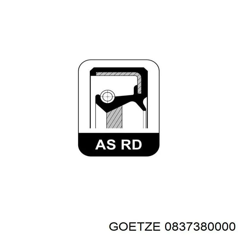 Aros de pistón para 1 cilindro, STD 0837380000 Goetze