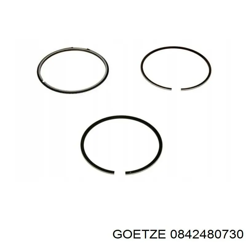08-424807-30 Goetze juego de aros de pistón para 1 cilindro, cota de reparación +0,50 mm