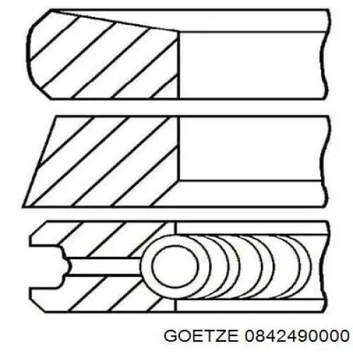 Comprar 120330817R Renault (RVI) Aros de pistón para 1 cilindro, STD