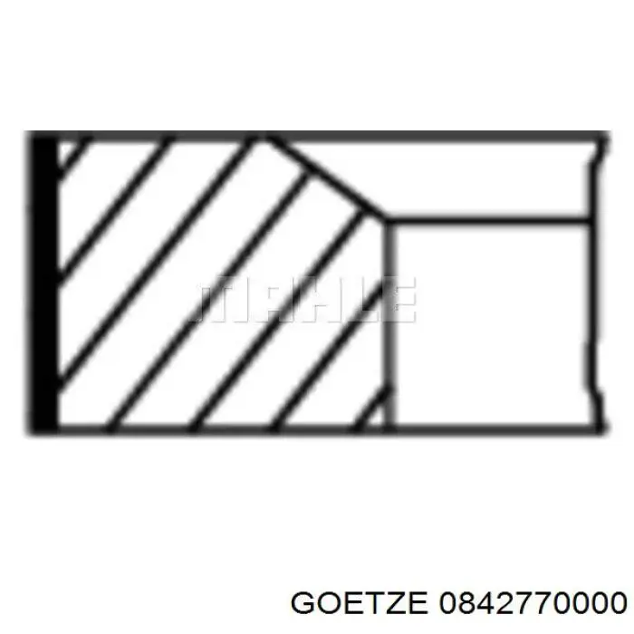 Comprar 0842770000 Goetze Aros de pistón para 1 cilindro, STD