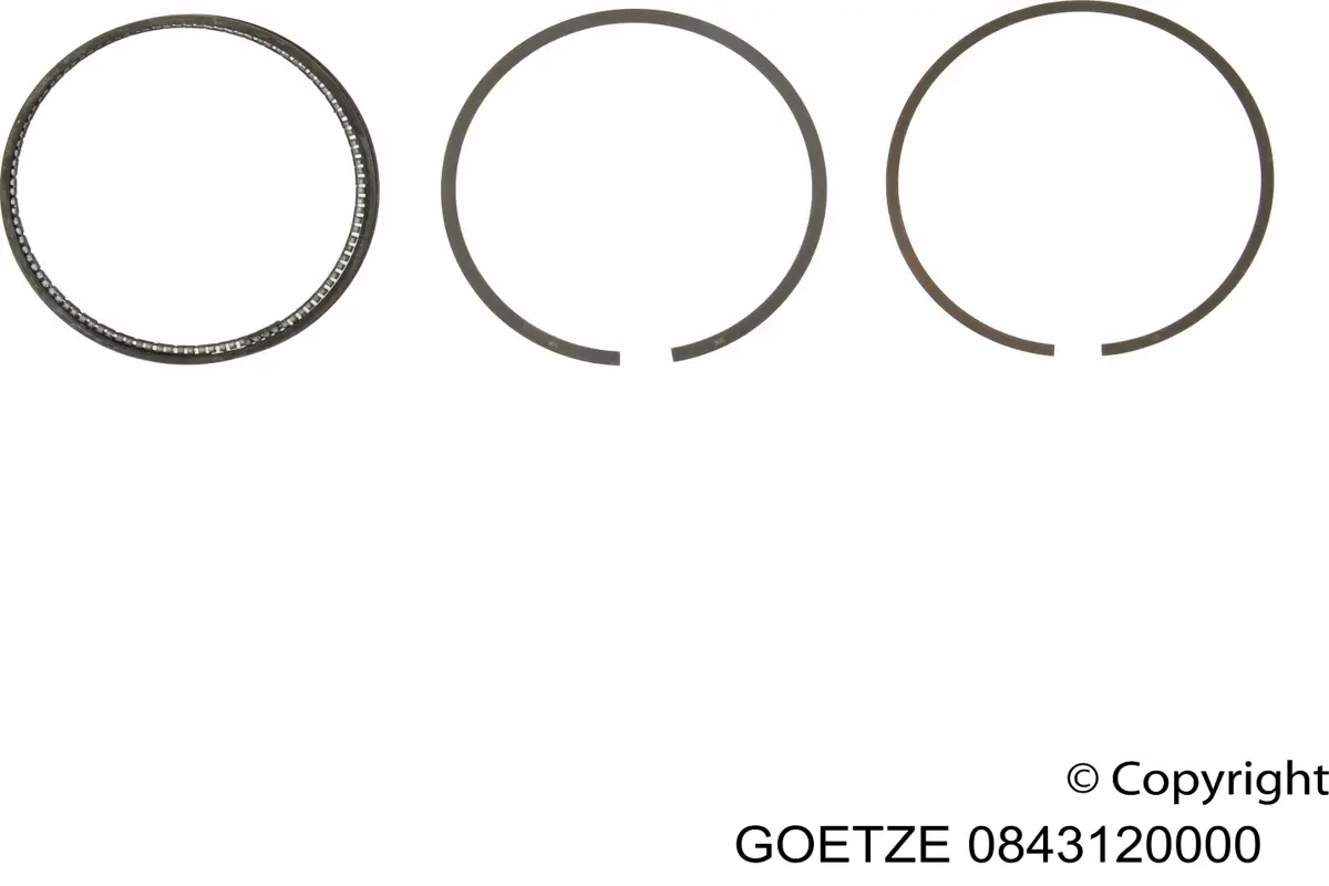 99610303351 VAG Juego de anillos de pistón para 1 cilindro, STD