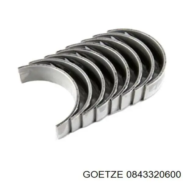 0843320600 Goetze juego de aros de pistón para 1 cilindro, cota de reparación +0,50 mm