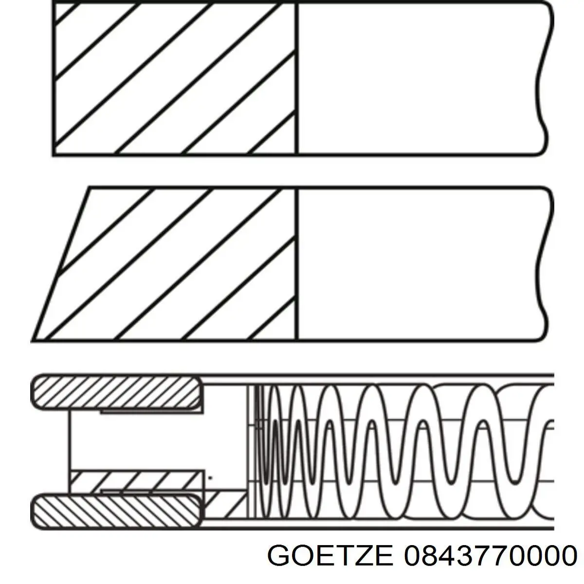 Comprar 800119310000 Kolbenschmidt Aros de pistón para 1 cilindro, STD