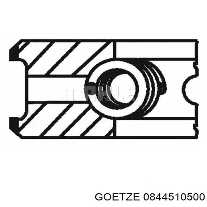 Juego de aros de pistón para motor, sobremedida (+0,25 mm) Goetze 0844510500 precio, desde 20,00 EUR