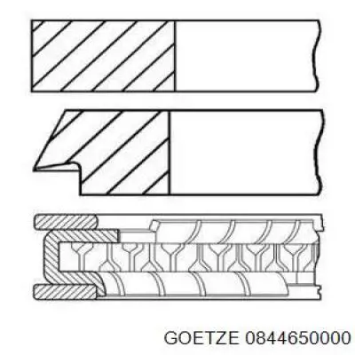 Comprar 0844650000 Goetze Aros de pistón para 1 cilindro, STD