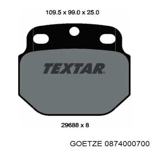 Juego de aros de pistón para 1 cilindro, sobremedida (+0,50 mm) Goetze 0874000700 precio, desde 33,08 EUR