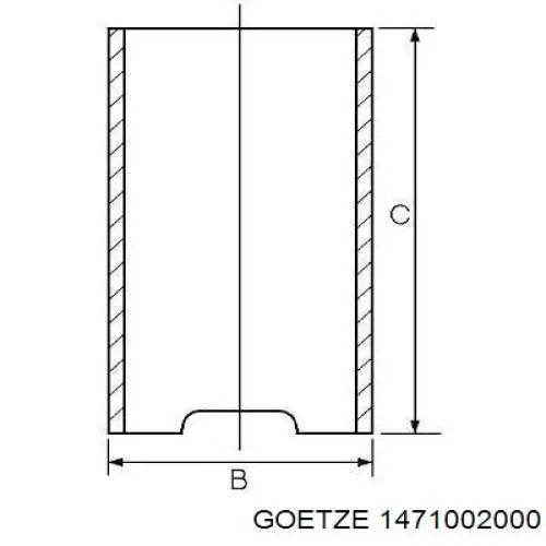 Comprar 1471002000 Goetze Camisa del cilindro