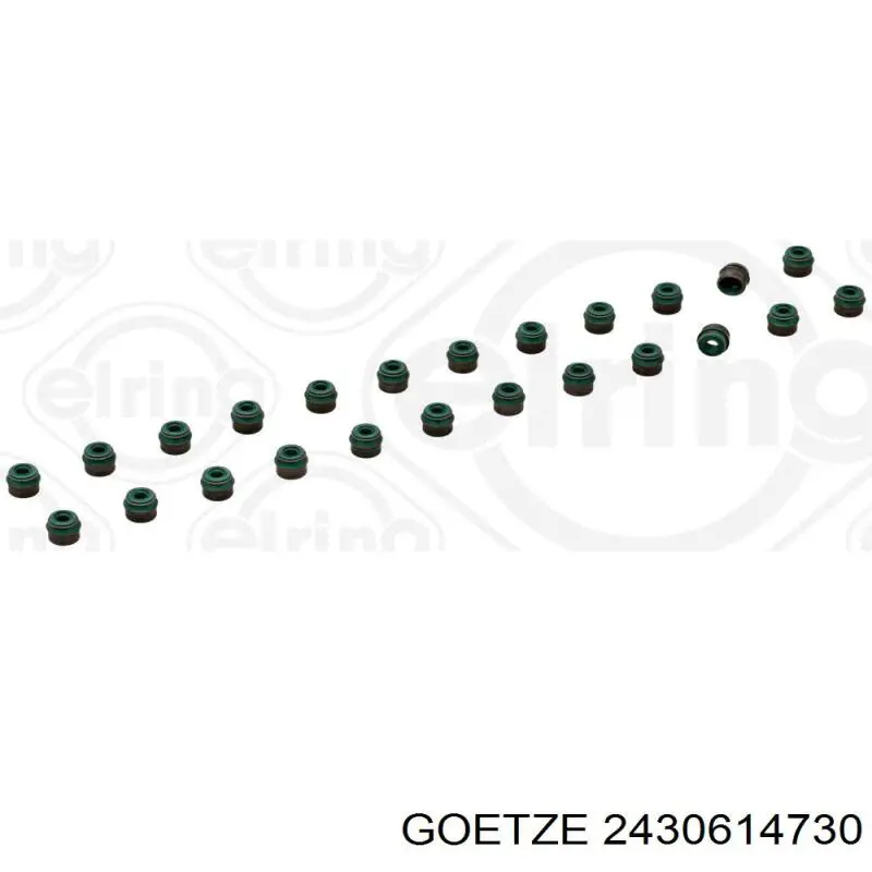 2430614730 Goetze sello de aceite de valvula (rascador de aceite Entrada/Salida Kit De Motor)