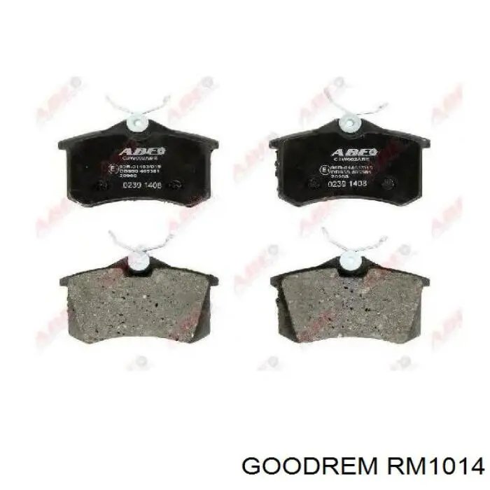 Pastillas traseras de freno Goodrem RM1014 precio, desde 15,27 EUR
