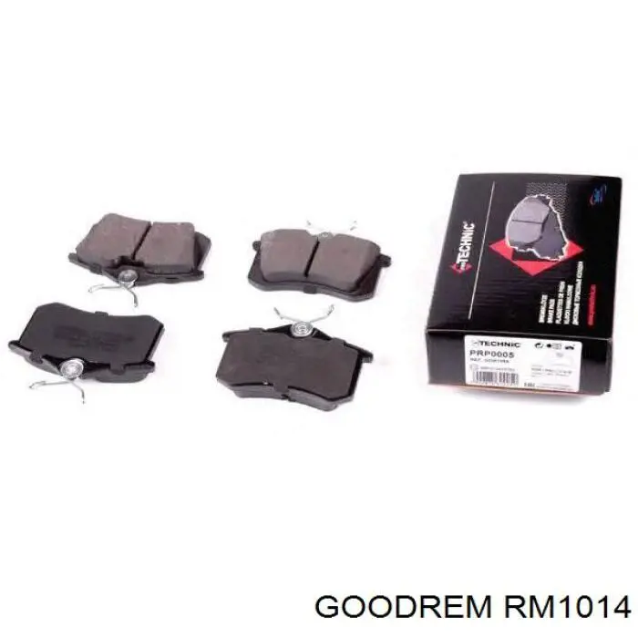 RM1014 Goodrem pastillas de freno traseras