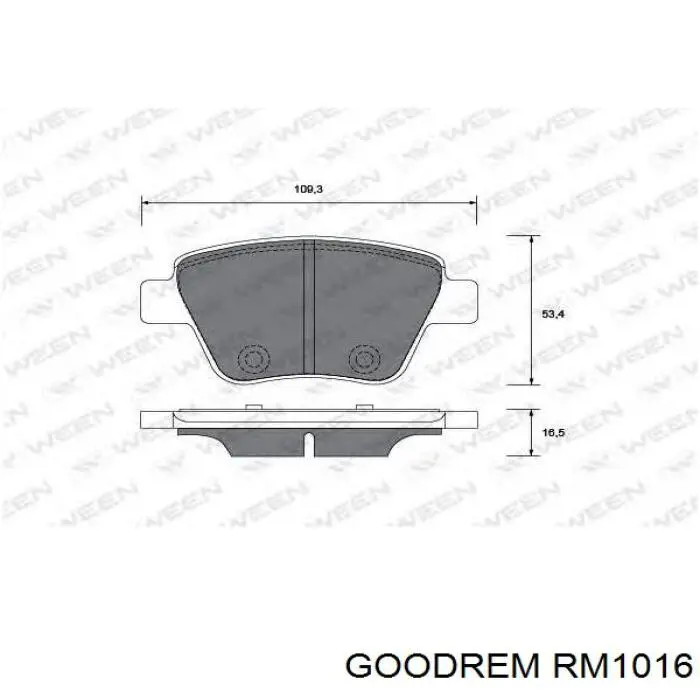 Pastillas de freno traseras Volkswagen Jetta 6 162, 163, AV3, AV2, AY2, AY3
