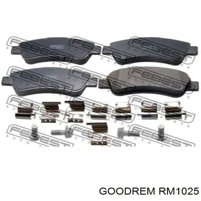 Pastillas traseras de freno Goodrem RM1025 precio, desde 22,61 EUR