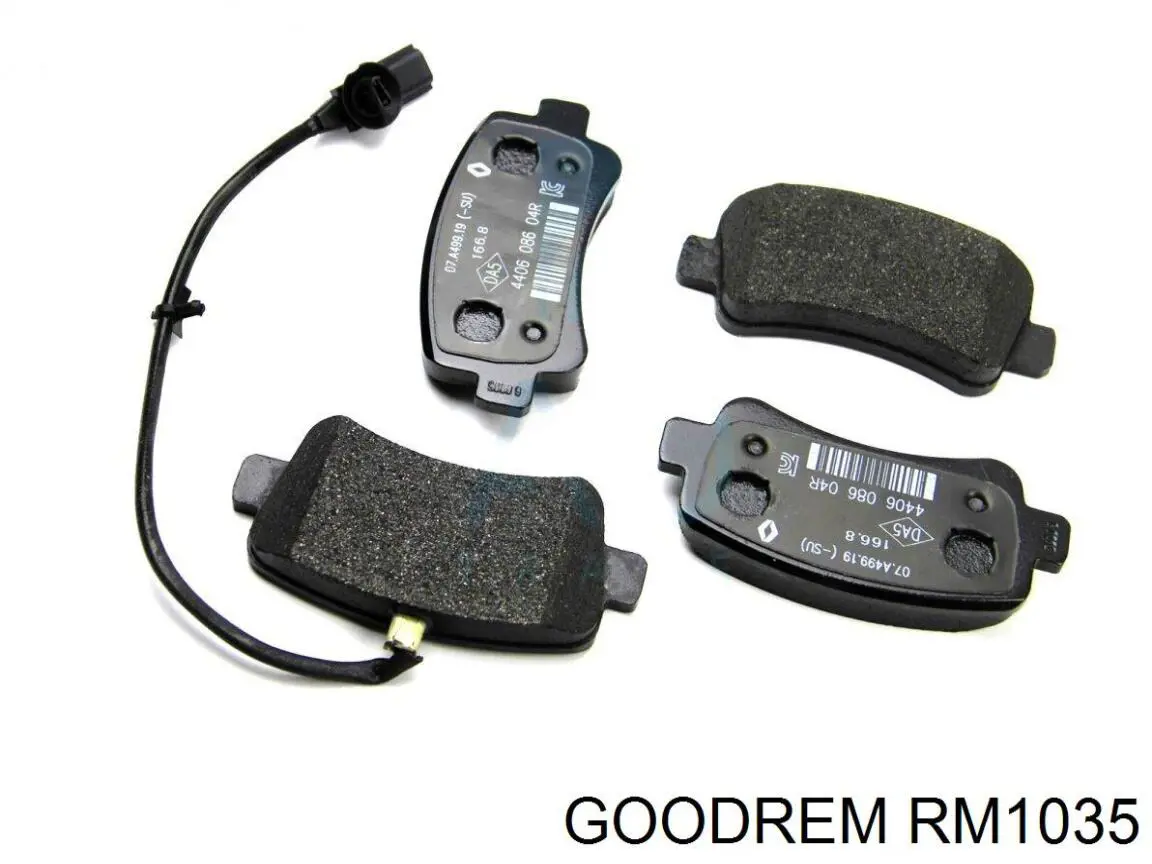 Pastillas traseras de freno Goodrem RM1035 precio, desde 27,72 EUR