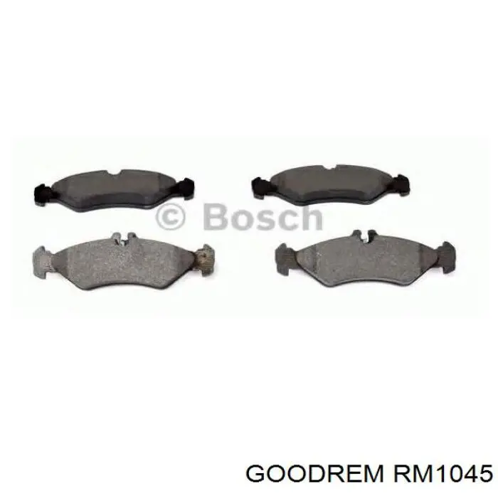Pastillas de freno traseras RM1045 Goodrem