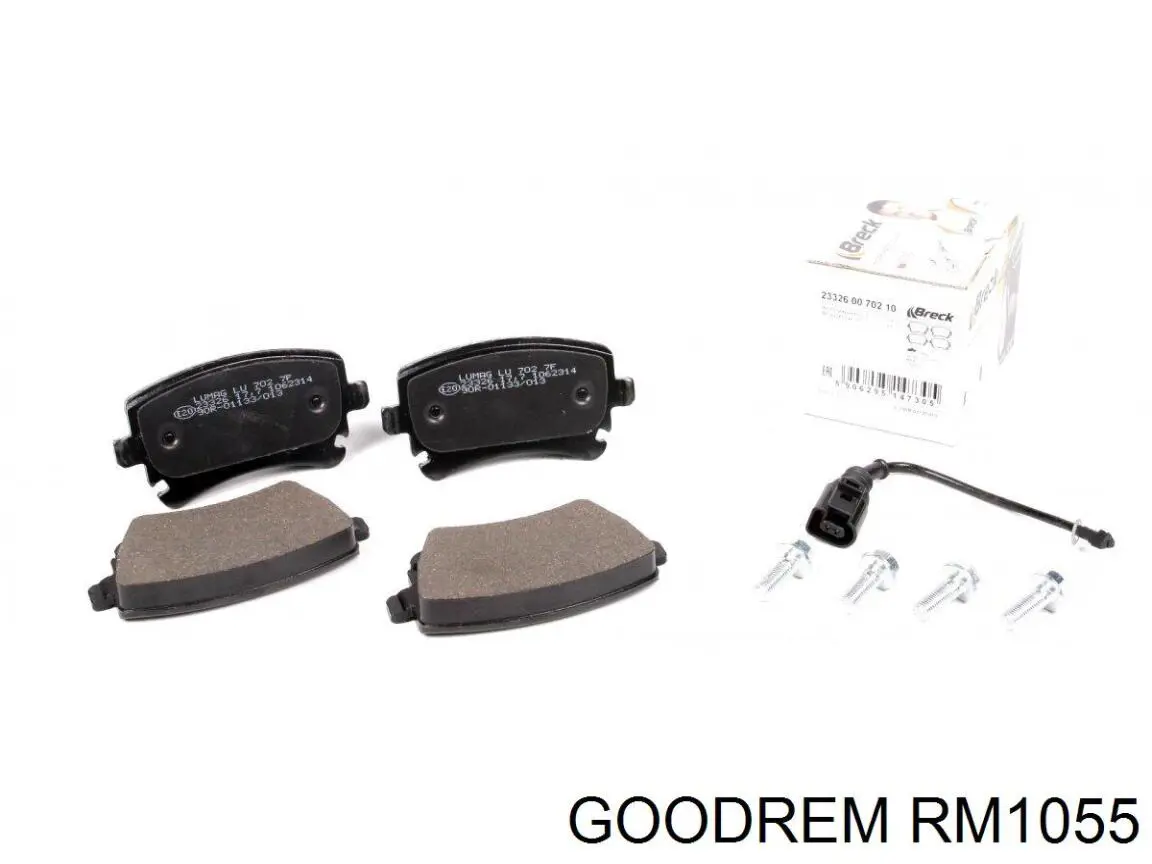Pastillas traseras de freno Goodrem RM1055 precio, desde 26,10 EUR