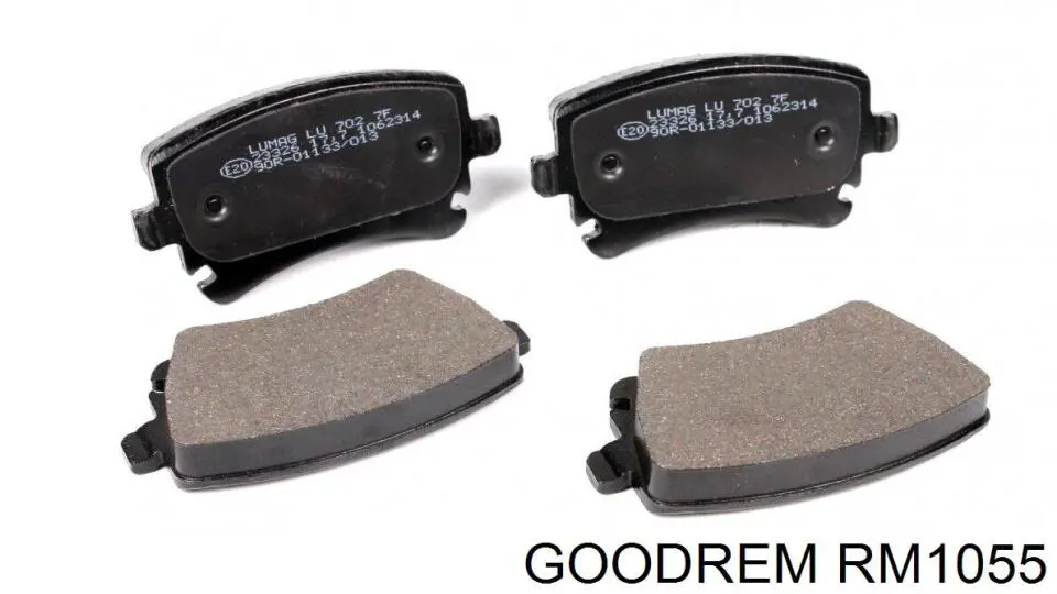 RM1055 Goodrem Pastillas freno traseras
