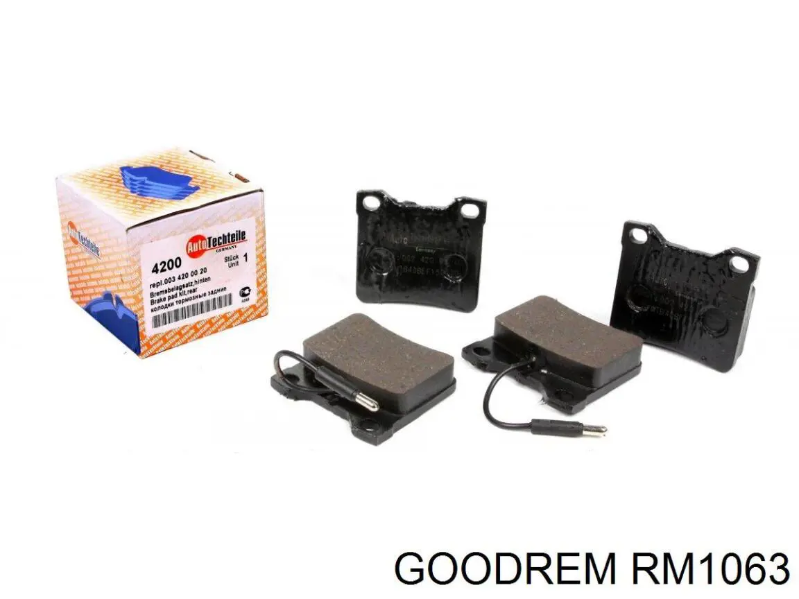 Pastillas traseras de freno Goodrem RM1063 precio, desde 17,76 EUR