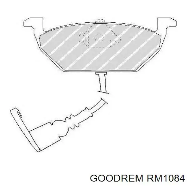 RM1084 Goodrem Pastillas delanteras