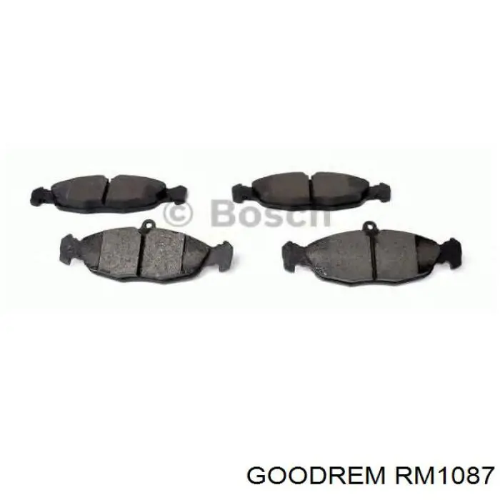 RM1087 Goodrem pastillas de freno delanteras