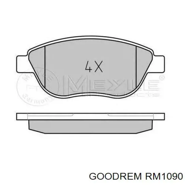 Pastillas de freno delanteras Citroen C3 1 FC