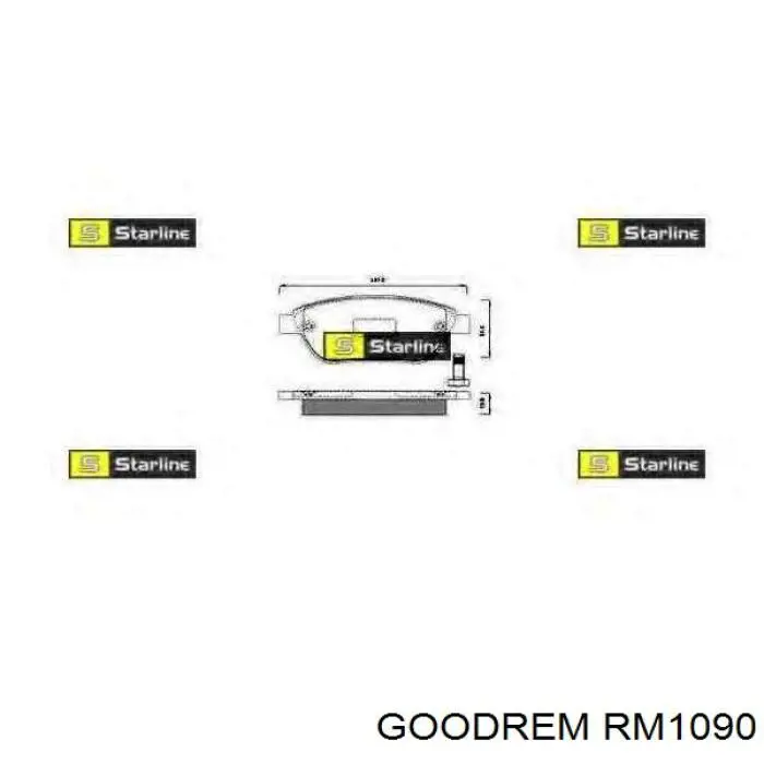 Pastillas de freno delanteras Citroen C3 1 FC