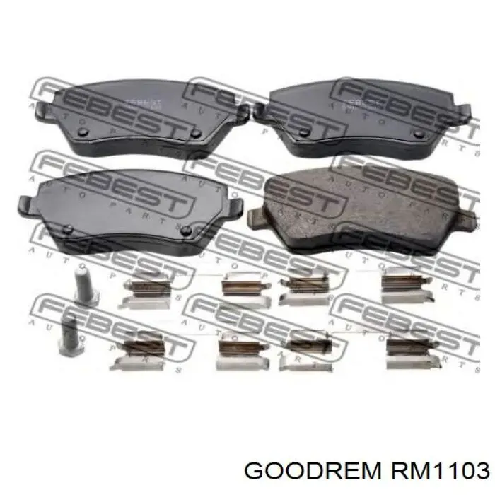 RM1103 Goodrem Pastillas delanteras