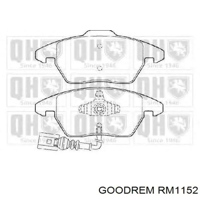 Comprar RM1152 Goodrem Pastillas delanteras de freno