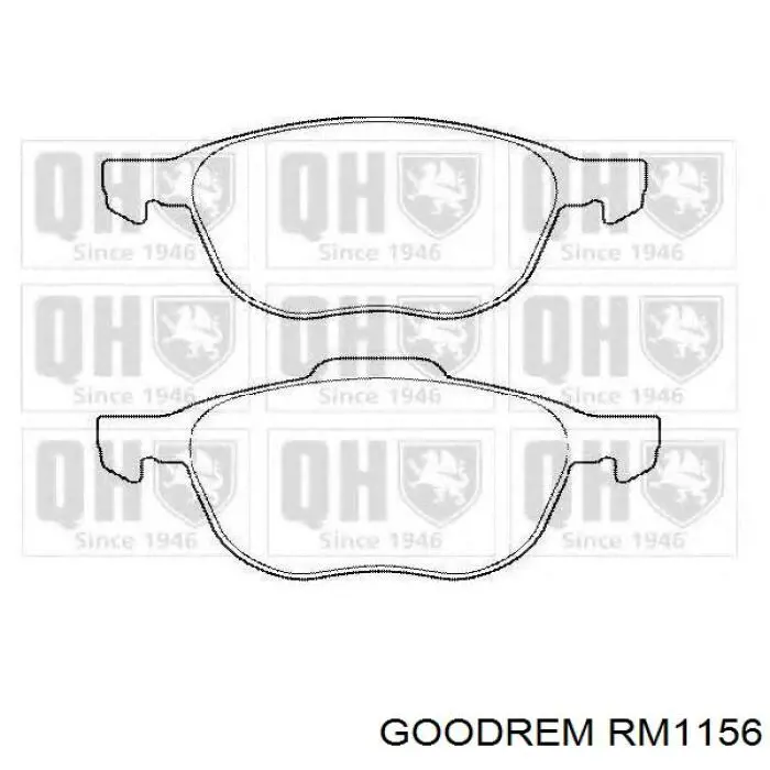 Pastillas freno delanteras Goodrem RM1156 precio, desde 23,76 EUR