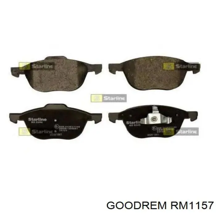 Pastillas freno delanteras Goodrem RM1157 precio, desde 24,00 EUR