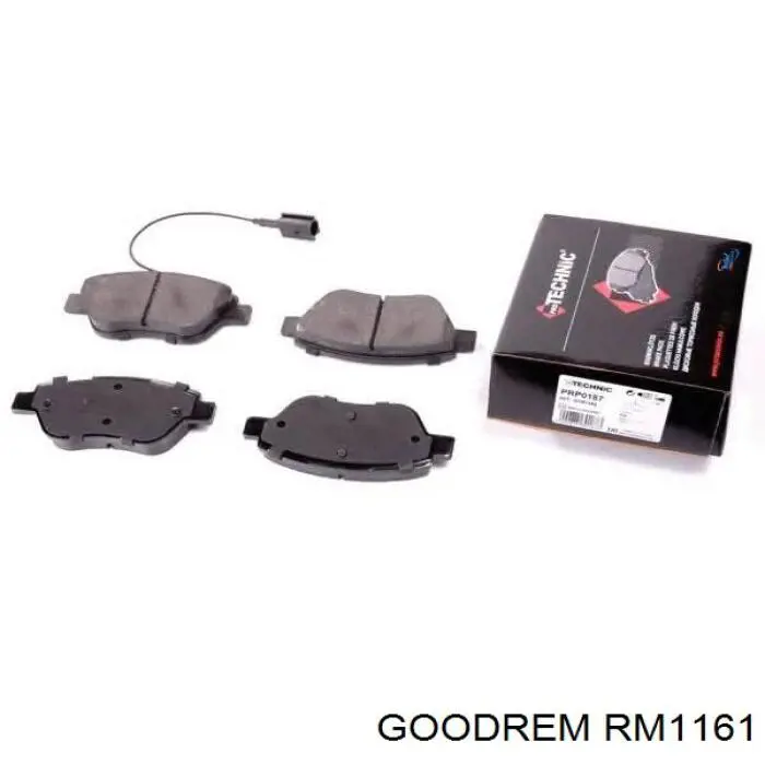 RM1161 Goodrem pastillas de freno delanteras