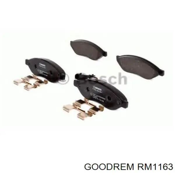 Comprar RM1163 Goodrem Pastillas delanteras de freno