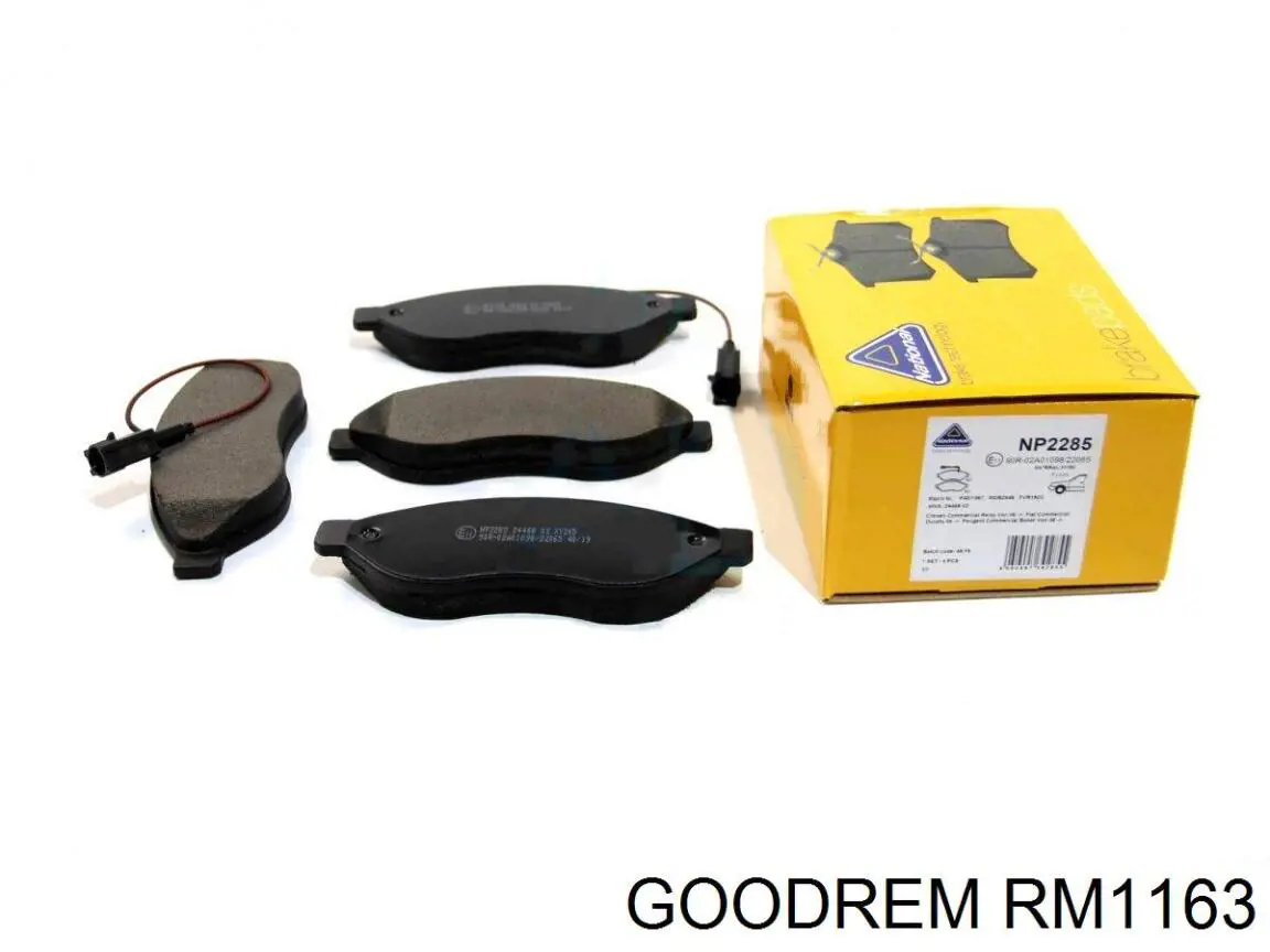 Pastillas freno delanteras Goodrem RM1163 precio, desde 29,64 EUR