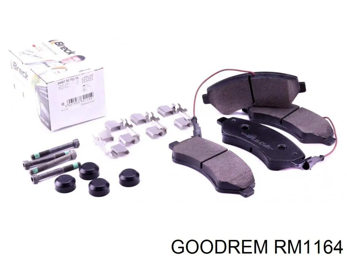 RM1164 Goodrem Pastillas delanteras