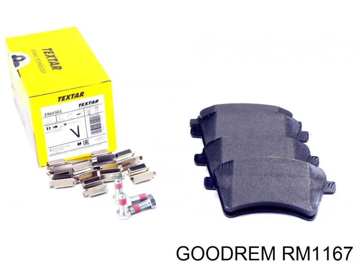 Comprar RM1167 Goodrem Pastillas delanteras de freno