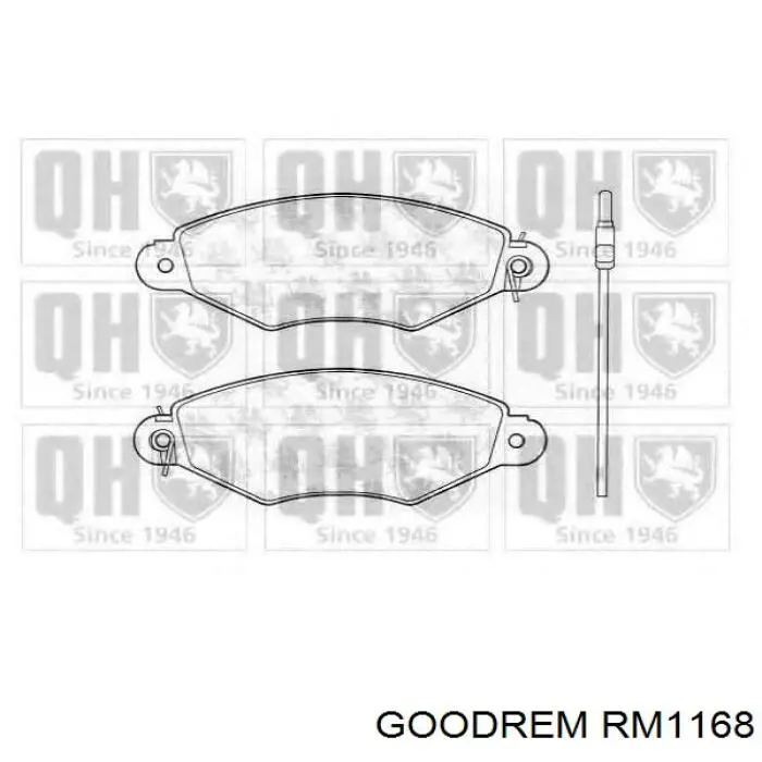 Pastillas freno delanteras Goodrem RM1168 precio, desde 19,96 EUR