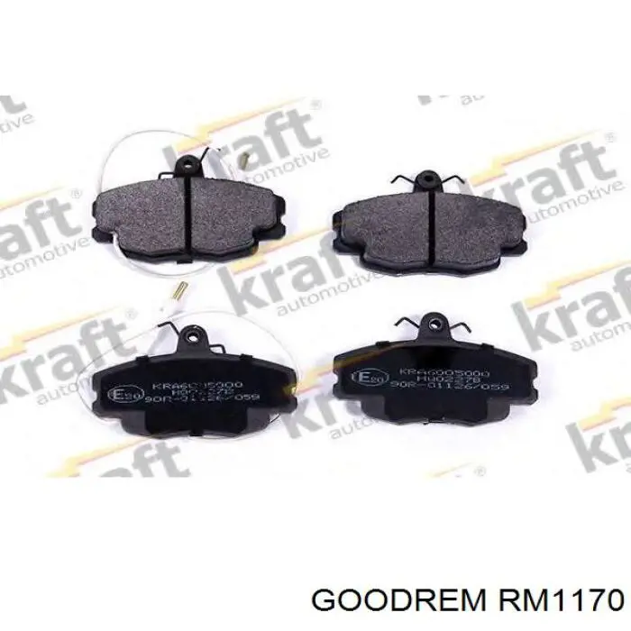 Pastillas freno delanteras Goodrem RM1170 precio, desde 19,02 EUR