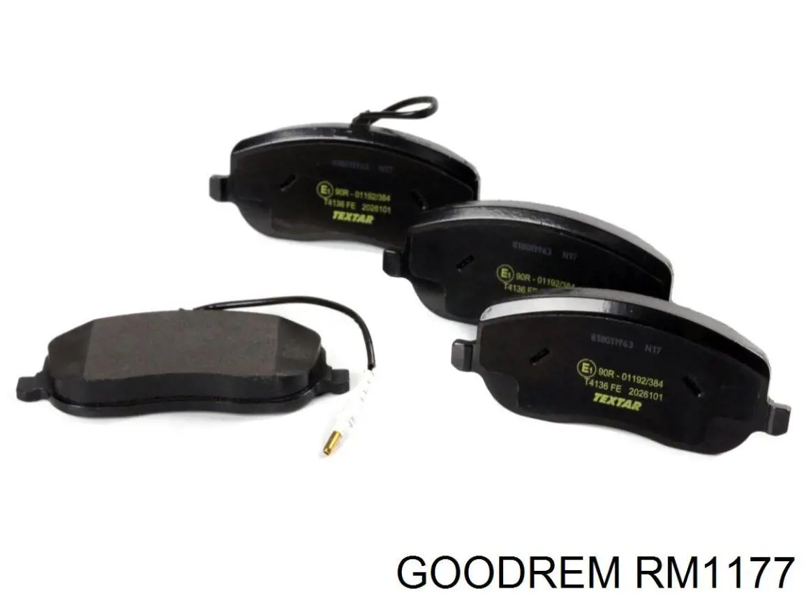 RM1177 Goodrem pastillas de freno delanteras
