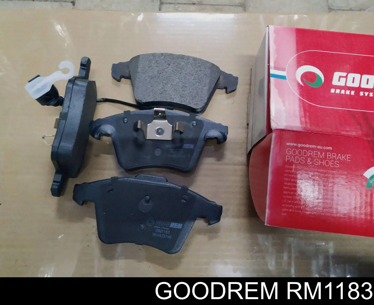 RM1183 Goodrem pastillas de freno delanteras
