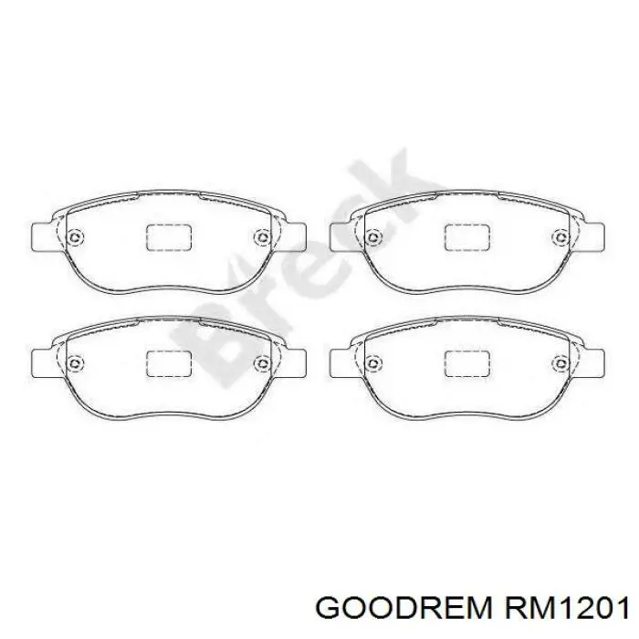 Pastillas de freno delanteras Citroen C3 1 FC