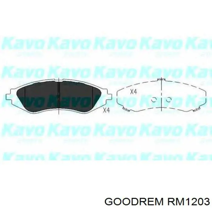 Comprar RM1203 Goodrem Pastillas delanteras de freno