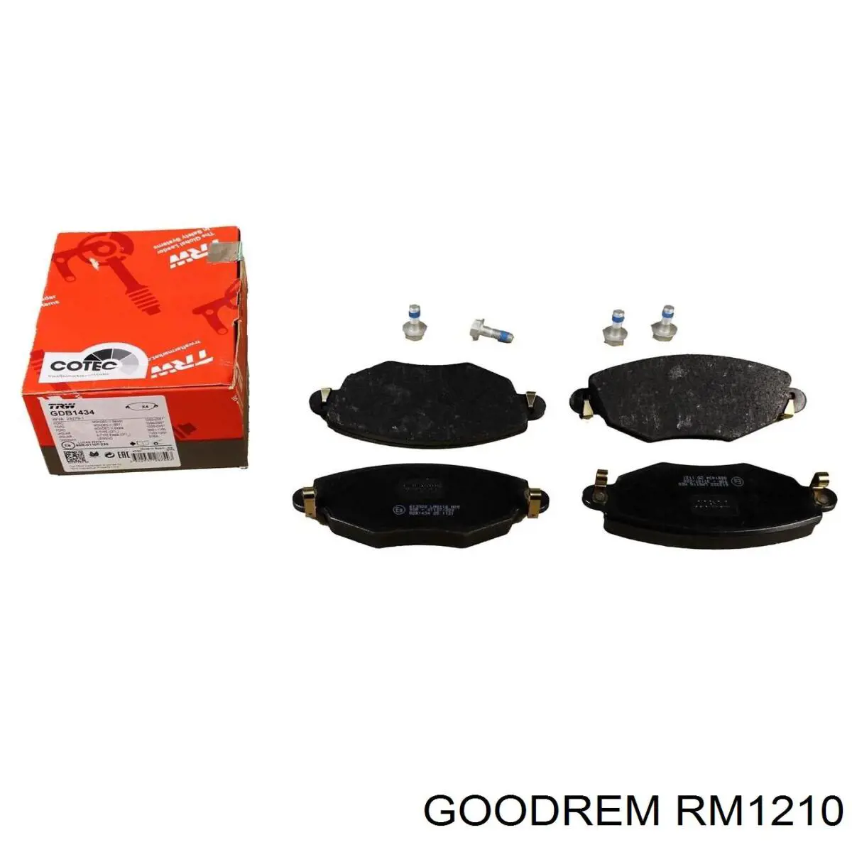 Comprar RM1210 Goodrem Pastillas delanteras de freno