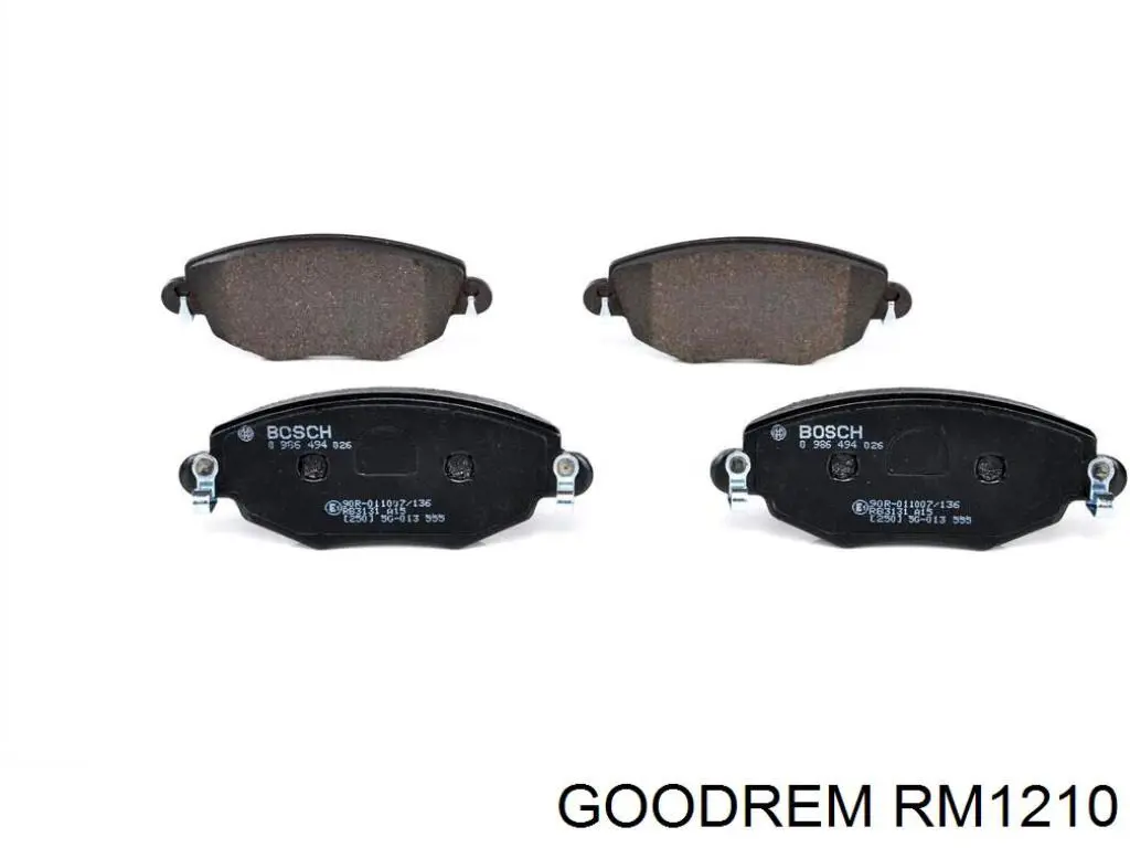 Pastillas freno delanteras Goodrem RM1210 precio, desde 27,26 EUR